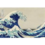 Grüne Asiatische Hokusai Nachhaltige Poster 30x45 