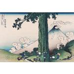 Grüne Vintage Hokusai Nachhaltige Poster 80x120 