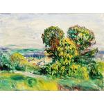 Grüne Impressionistische Pierre-Auguste Renoir Nachhaltige Landschaftsbilder 15x20 