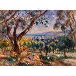 Grüne Impressionistische Pierre-Auguste Renoir Nachhaltige Landschaftsbilder 90x120 