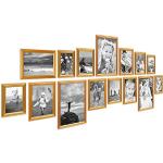 Goldene Antike Photolini Fotowände & Bilderrahmen Sets DIN A4 10x15 