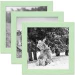 Grüne Photolini Quadratische Fotowände & Bilderrahmen Sets aus Acrylglas 15x15 3-teilig 