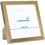 Goldene Moderne Photolini Posterrahmen aus Acrylglas bruchsicher 15x15 