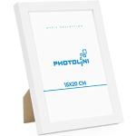Weiße Moderne Photolini Posterrahmen aus Acrylglas bruchsicher 15x20 