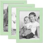 Grüne Photolini Fotowände & Bilderrahmen Sets aus Massivholz 10x15 3-teilig 