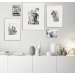 Silberne Moderne Photolini Fotowände & Bilderrahmen Sets aus Silber 30x40 5-teilig 