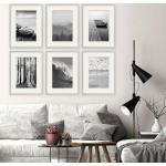 Silberne Moderne Photolini Fotowände & Bilderrahmen Sets aus Silber 30x40 6-teilig 