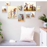 Weiße Moderne Photolini Fotowände & Bilderrahmen Sets aus Holz 30x40 9-teilig 