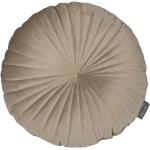 Sandfarbene Pichler Runde Sitzkissen rund 40 cm aus Textil 