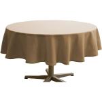 Sandfarbene Pichler Runde runde Tischdecken 170 cm aus Textil maschinenwaschbar 