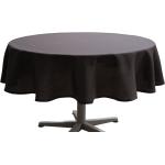 Anthrazitfarbene Runde Runde Tischdecken 170 cm aus Polyester 