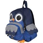 Reduzierte Blaue Rucksack-Trolleys mit Tiermotiv mit Riemchen aus Polyester mit Flaschenhalter für Kinder zum Schulanfang 