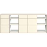 Cremefarbene Pickawood Sideboards matt mit Schublade Breite 0-50cm, Höhe 200-250cm, Tiefe 0-50cm 