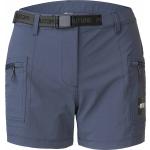 Marineblaue Bio Cargo-Shorts für Damen Größe S für den für den Sommer 