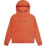 Orange Streetwear Bio Damenhoodies & Damenkapuzenpullover mit Kapuze Größe S 