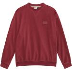 Rote Vintage Bio Rundhals-Ausschnitt Rundhals-Pullover für Damen Größe M für den für den Herbst 