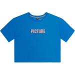 Blaue Streetwear Kurzärmelige Bio T-Shirts für Damen Größe L für den für den Frühling 