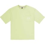 Grüne Vintage Bio Shirts mit Tasche für Damen Größe M für den für den Winter 