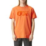 Orange Streetwear Bio T-Shirts für Herren Größe M für den für den Herbst 