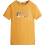 Gelbe Streetwear Bio T-Shirts für Damen Größe S für den für den Herbst 