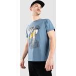 Reduzierte Blaue Streetwear Picture Bio T-Shirts für Herren Größe XL 