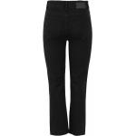 Schwarze Bestickte Jeans mit Stickerei mit Fransen aus Denim für Damen 