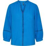 Blaue Pieces Blusenshirts & Schlusen für Damen Größe S 