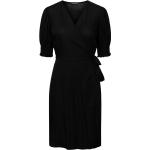 Schwarze Elegante Pieces Mini V-Ausschnitt Sommerkleider für Damen für den für den Sommer 