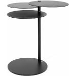 Schwarze Pieperconcept Runde Design Tische pulverbeschichtet aus Stahl 