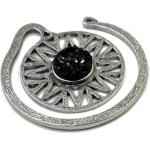 Silberne Dehnschnecken & Dehnspiralen aus Kristall für Damen 