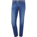 Blaue Pierre Cardin Deauville Straight Leg Jeans aus Baumwolle für Herren Weite 30 