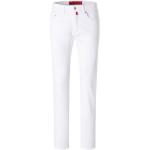Weiße Pierre Cardin Deauville Straight Leg Jeans aus Baumwolle für Herren Weite 38 