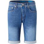 Blaue Pierre Cardin Jeans-Shorts aus Baumwolle für Herren 