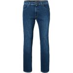 Blaue Pierre Cardin Dijon Bio Slim Fit Jeans aus Baumwolle für Herren Weite 36, Länge 32 