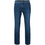 Blaue Pierre Cardin Dijon Bio Slim Fit Jeans aus Baumwolle für Herren Weite 44, Länge 32 