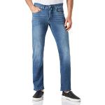 Reduzierte Blaue Pierre Cardin Lyon Bio 5-Pocket Jeans aus Denim für Herren Weite 30 