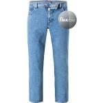 Blaue Bestickte Pierre Cardin Dijon Jeans mit Stickerei aus Denim für Herren Weite 30, Länge 30 