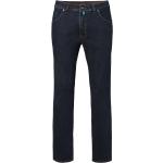Dunkelblaue Pierre Cardin Dijon Bio 5-Pocket Jeans mit Reißverschluss aus Denim für Herren Weite 31, Länge 32 