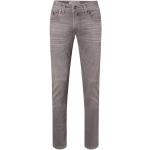 Reduzierte Dunkelgraue Unifarbene Vintage Pierre Cardin Lyon Bio Nachhaltige Tapered Jeans aus Denim für Herren Weite 33 