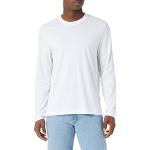 Weiße Langärmelige Pierre Cardin T-Shirts für Herren Größe S 