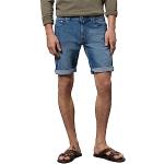 Blaue Pierre Cardin Lyon Jeans-Shorts aus Denim maschinenwaschbar für Herren für den für den Sommer 