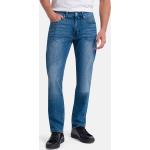Blaue Vintage Pierre Cardin Slim Fit Jeans aus Baumwolle für Herren 