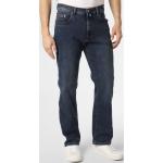 Blaue Unifarbene Pierre Cardin Straight Leg Jeans aus Denim für Herren Größe M Weite 33, Länge 30 
