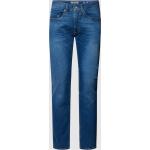 Pierre Cardin Jeans mit Label-Details (36/32 Blau)