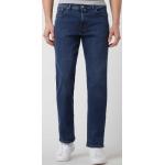 Blaue Pierre Cardin Dijon Bio Bootcut Jeans mit Reißverschluss aus Baumwollmischung für Herren Weite 33, Länge 32 