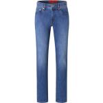 Blaue Unifarbene Pierre Cardin Stretch-Jeans aus Denim für Herren Größe XXL Weite 33, Länge 30 