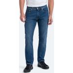 Blaue Unifarbene Pierre Cardin Lyon Tapered Jeans aus Denim für Herren Weite 30, Länge 30 
