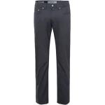 Graue Atmungsaktive Pierre Cardin Lyon Straight Leg Jeans aus Baumwollmischung für Herren Weite 26, Länge 34 