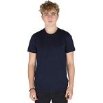 Marineblaue Oversize Pierre Cardin Shirts mit Tasche aus Baumwolle für Herren Größe 4 XL 