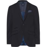 Blaue Pierre Cardin Businesskleidung mit Schulterpolstern für Herren Übergröße 